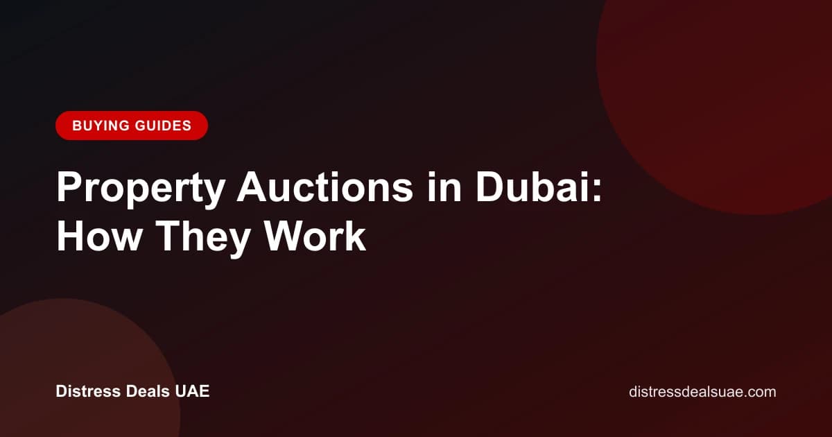 Property Auctions in Dubai: How They Work