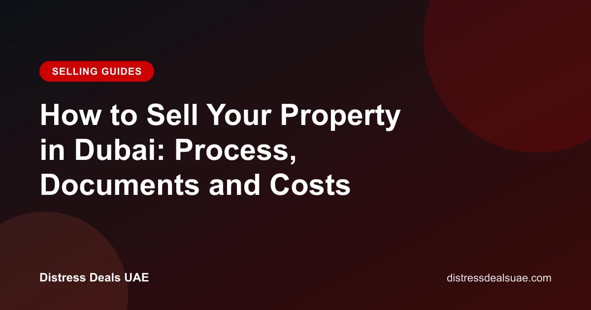 How to Sell Your Property in Dubai: Process, Documents and Costs